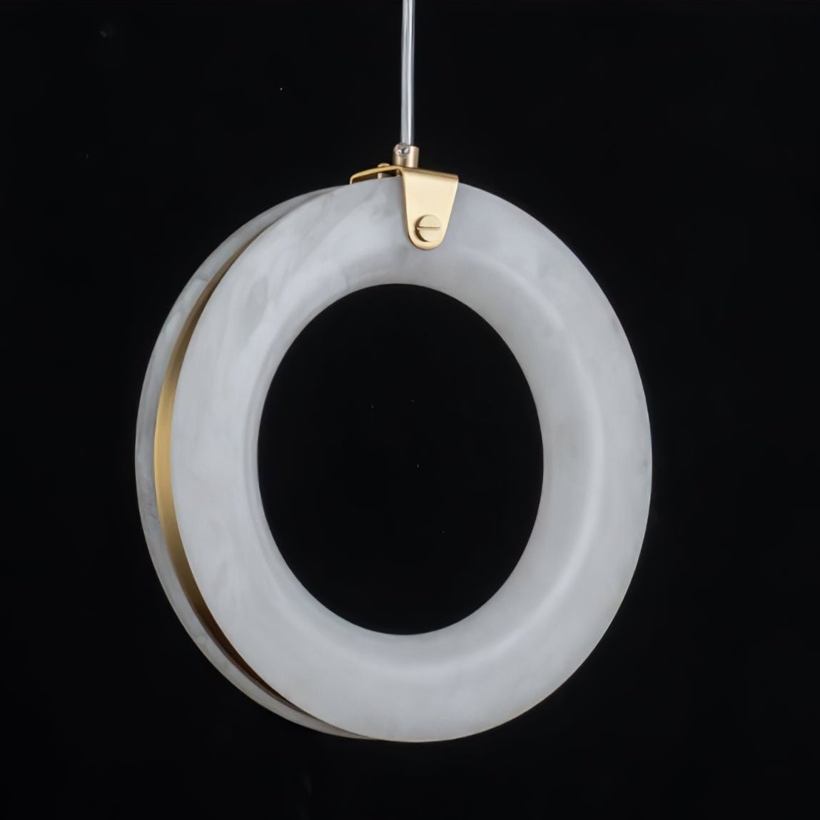Lenba Alabaster Ring Pendant Light