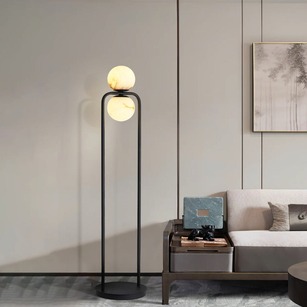 Torisca Alabaster Floor Lamp