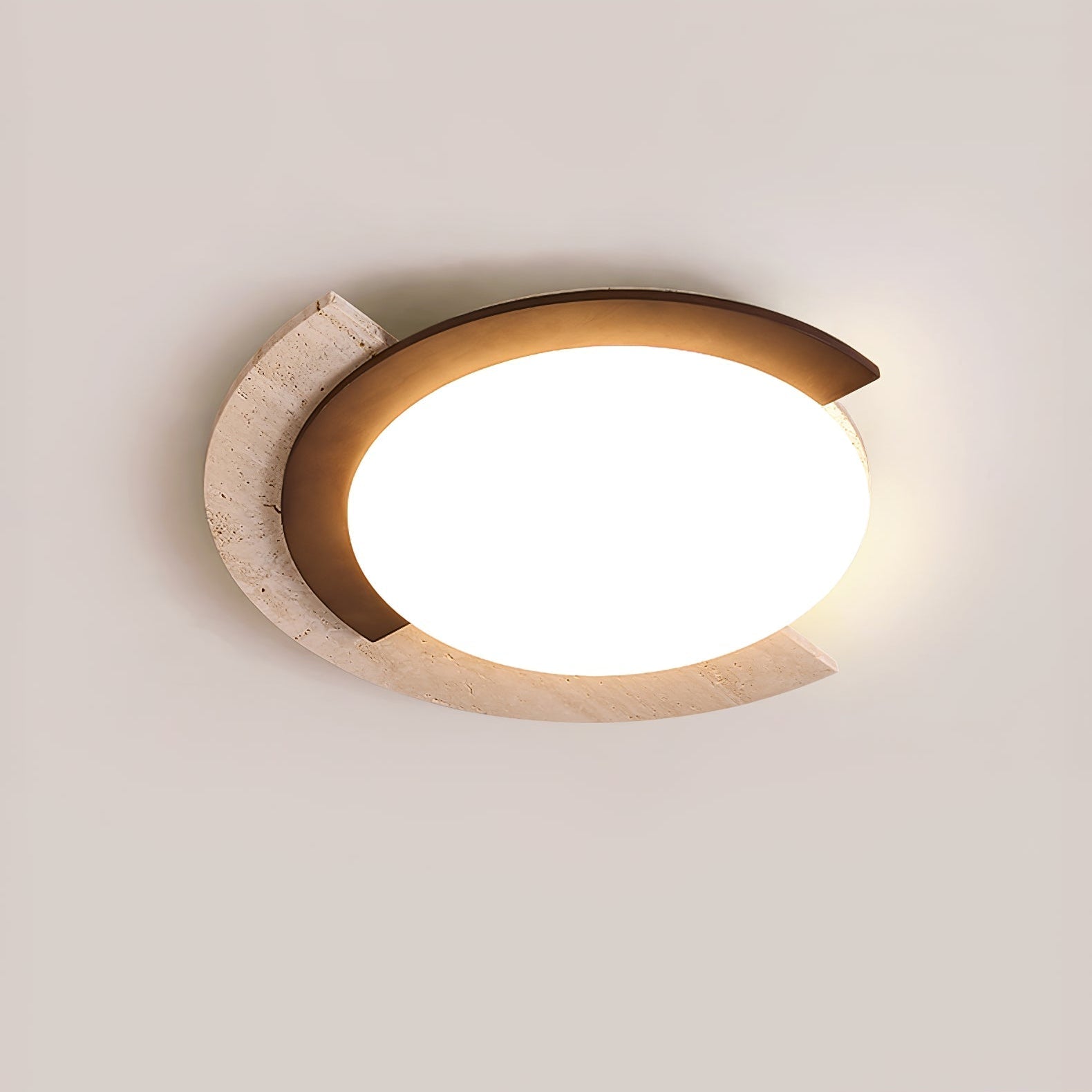 Zalerico Natural Stone Ceiling Light