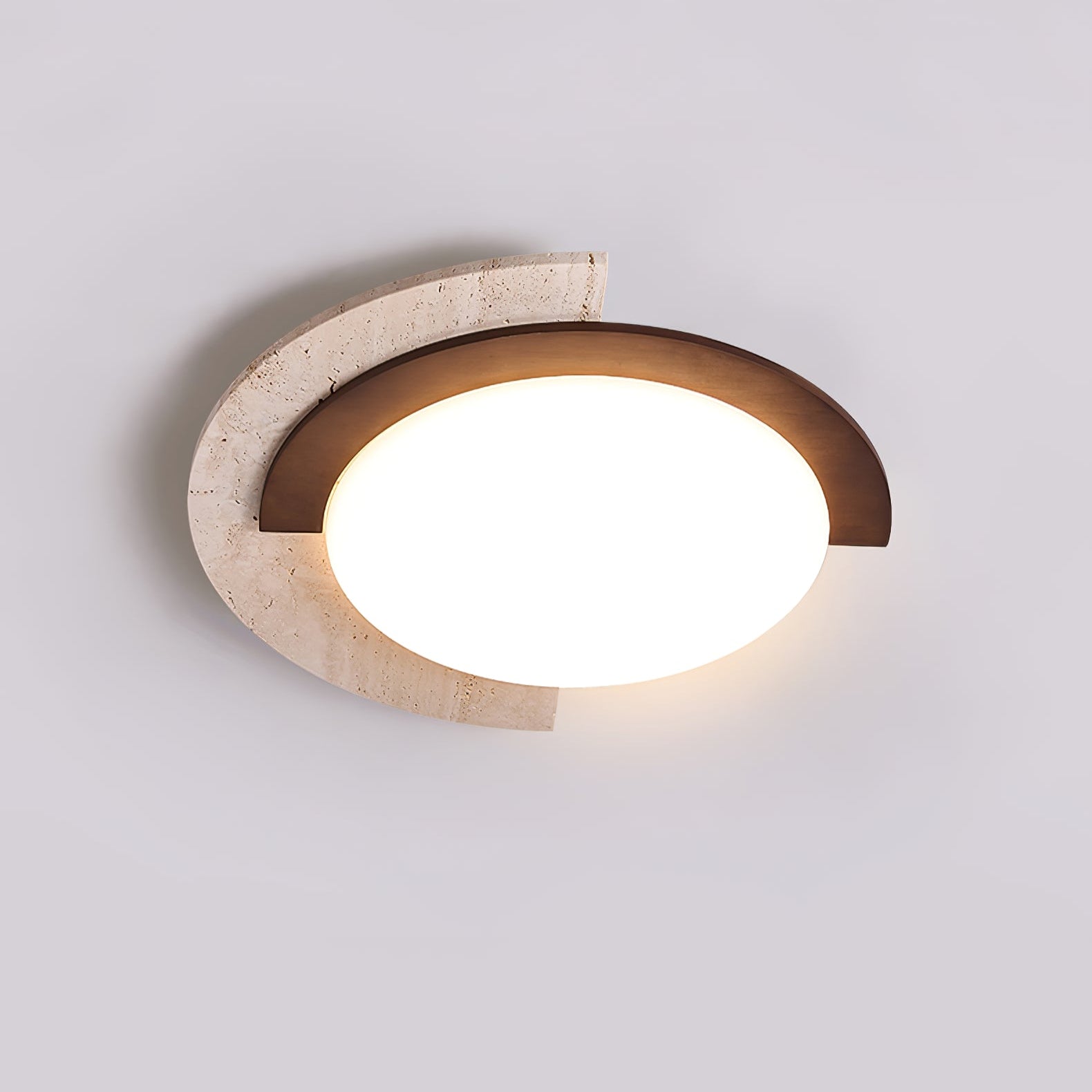 Zalerico Natural Stone Ceiling Light