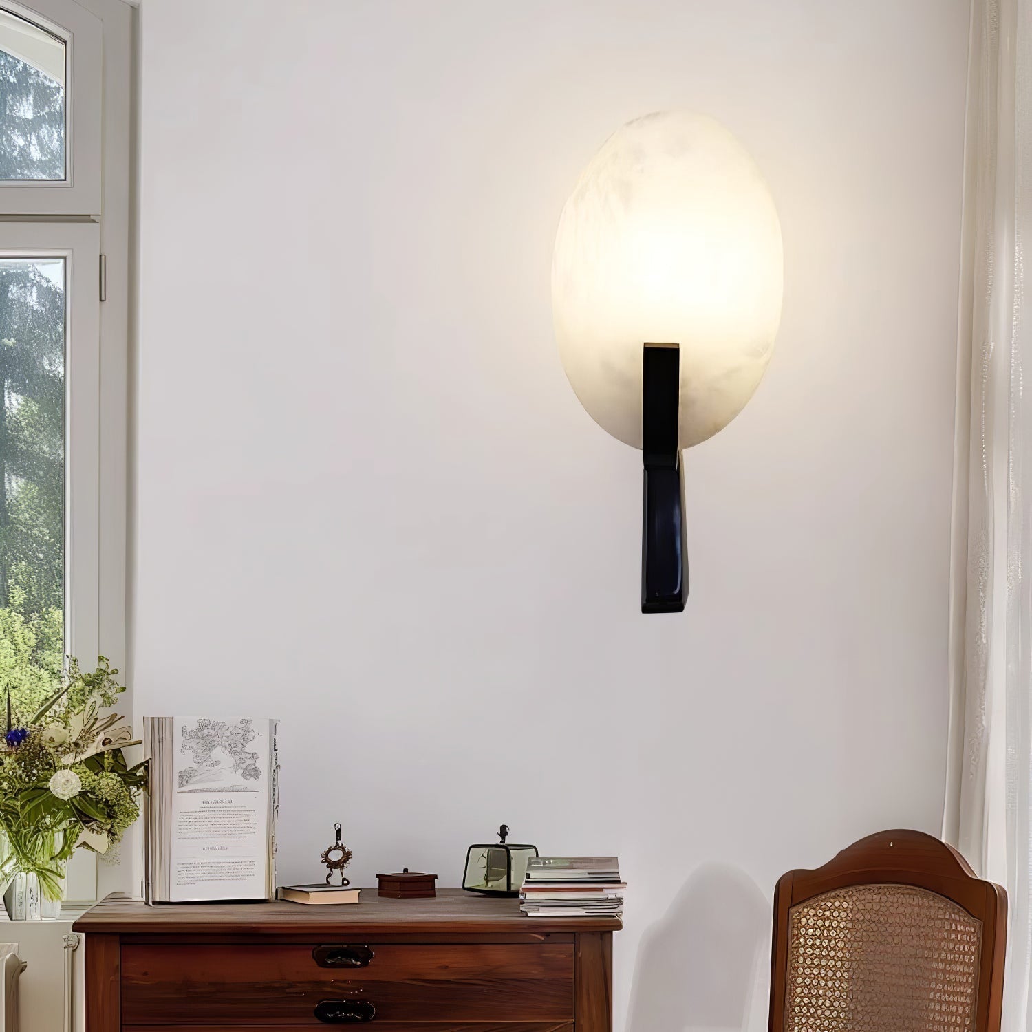 Elosi Alabaster Wall Light