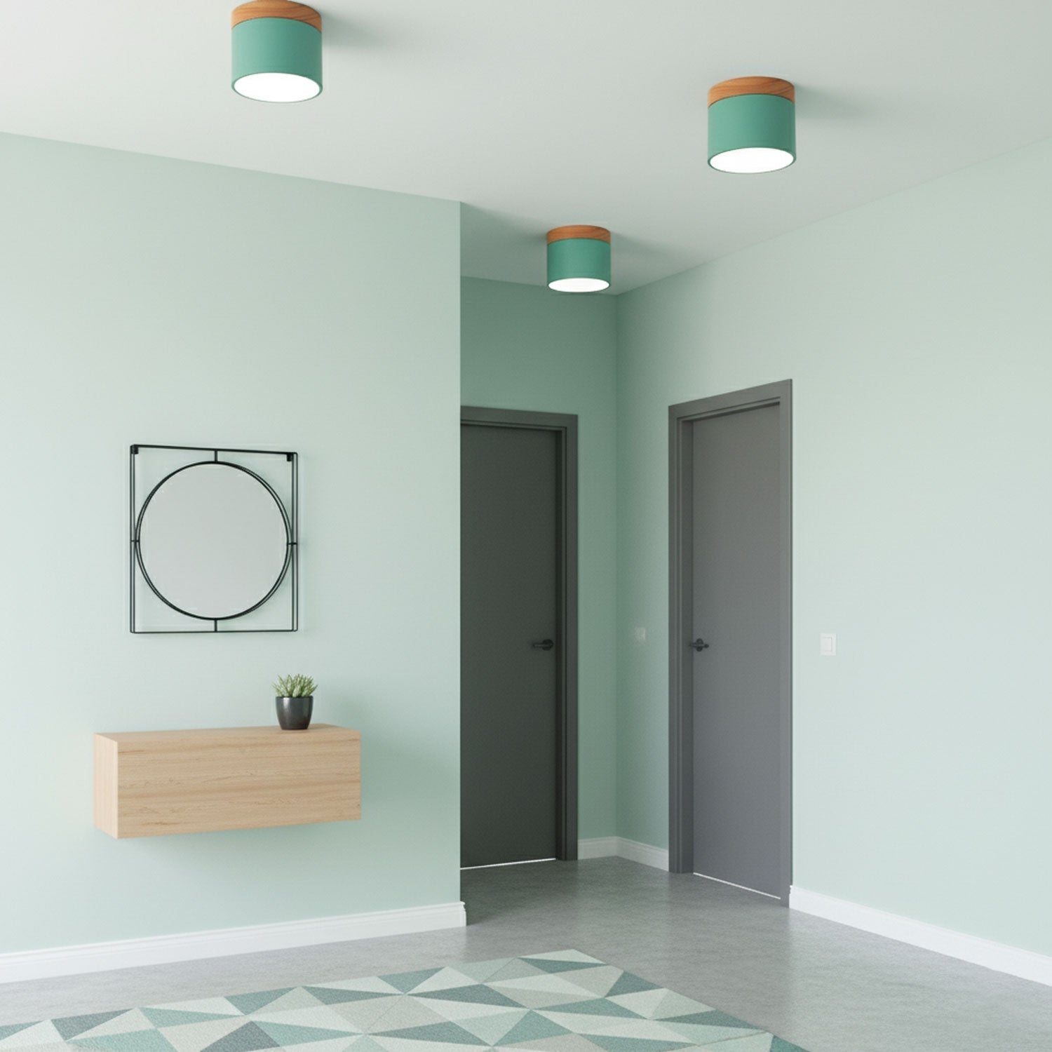 Amfi Cylinder Spotlight Ceiling Light