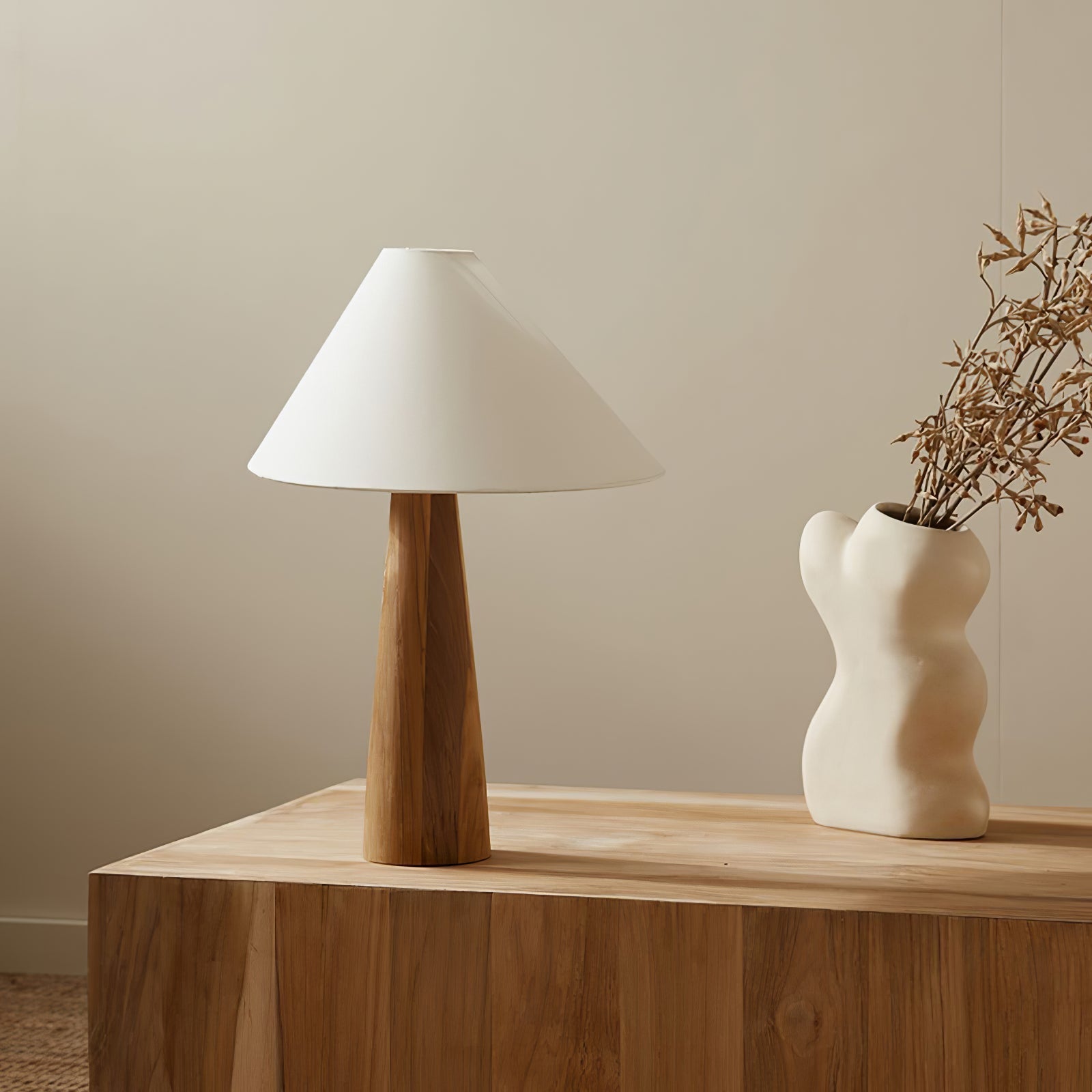 Arelvin Wooden Table Lamp