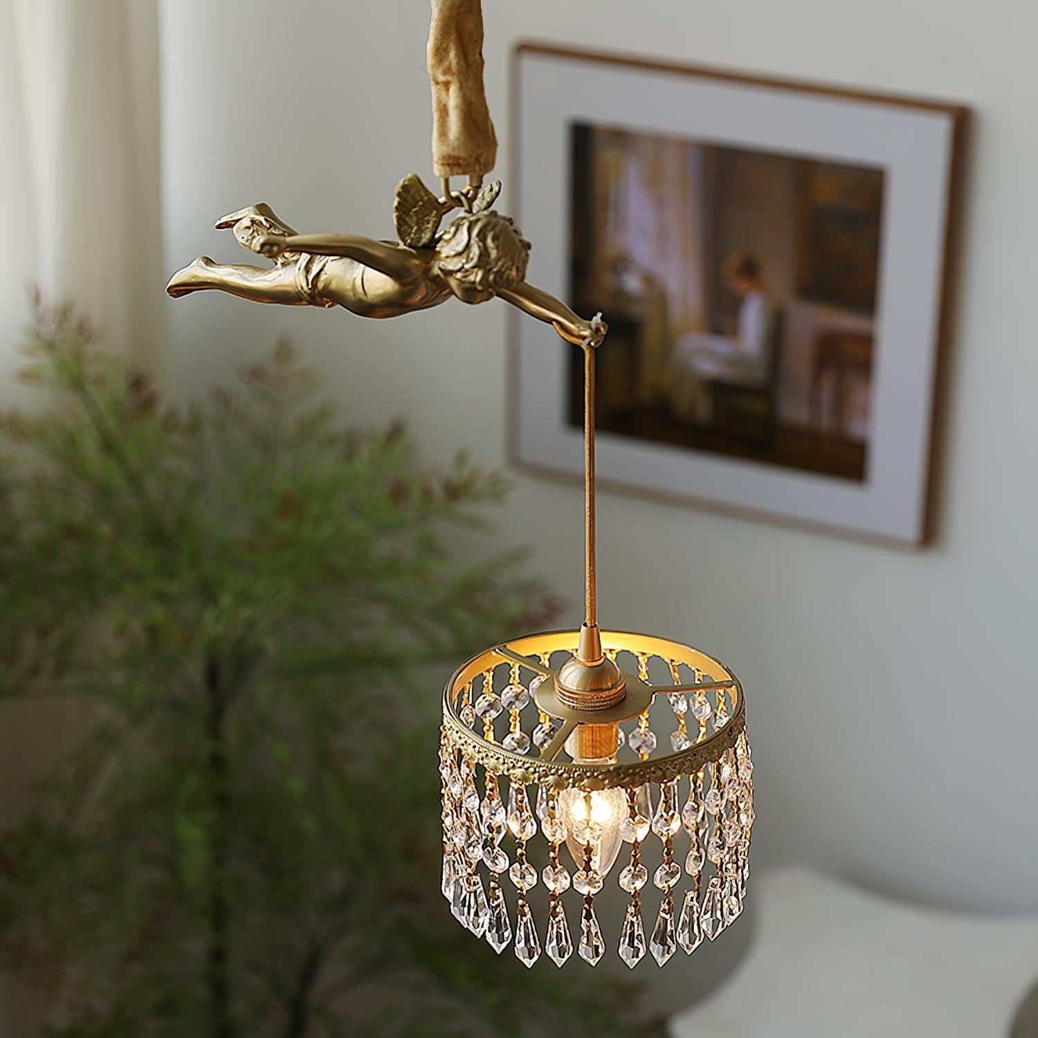 Floating Angel Pendant Light
