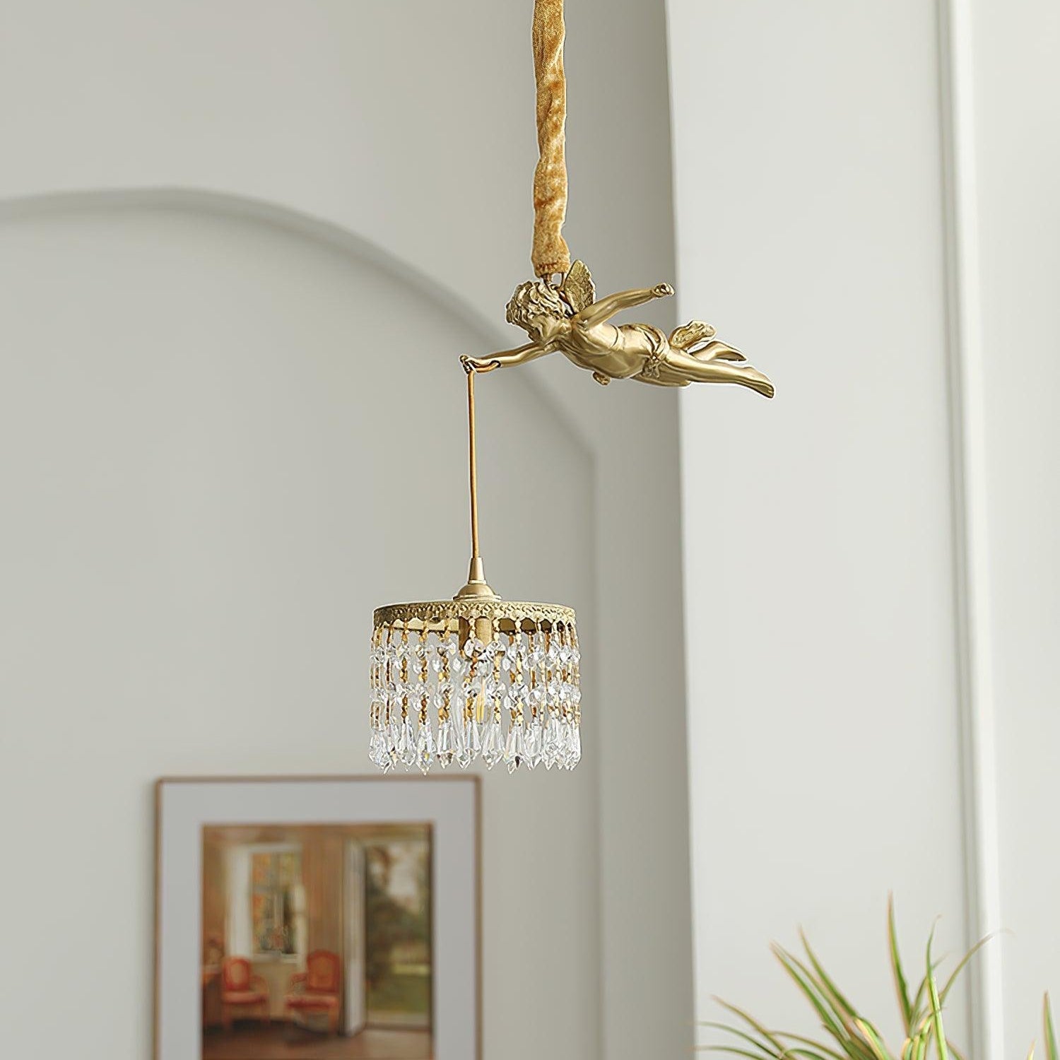 Floating Angel Pendant Light