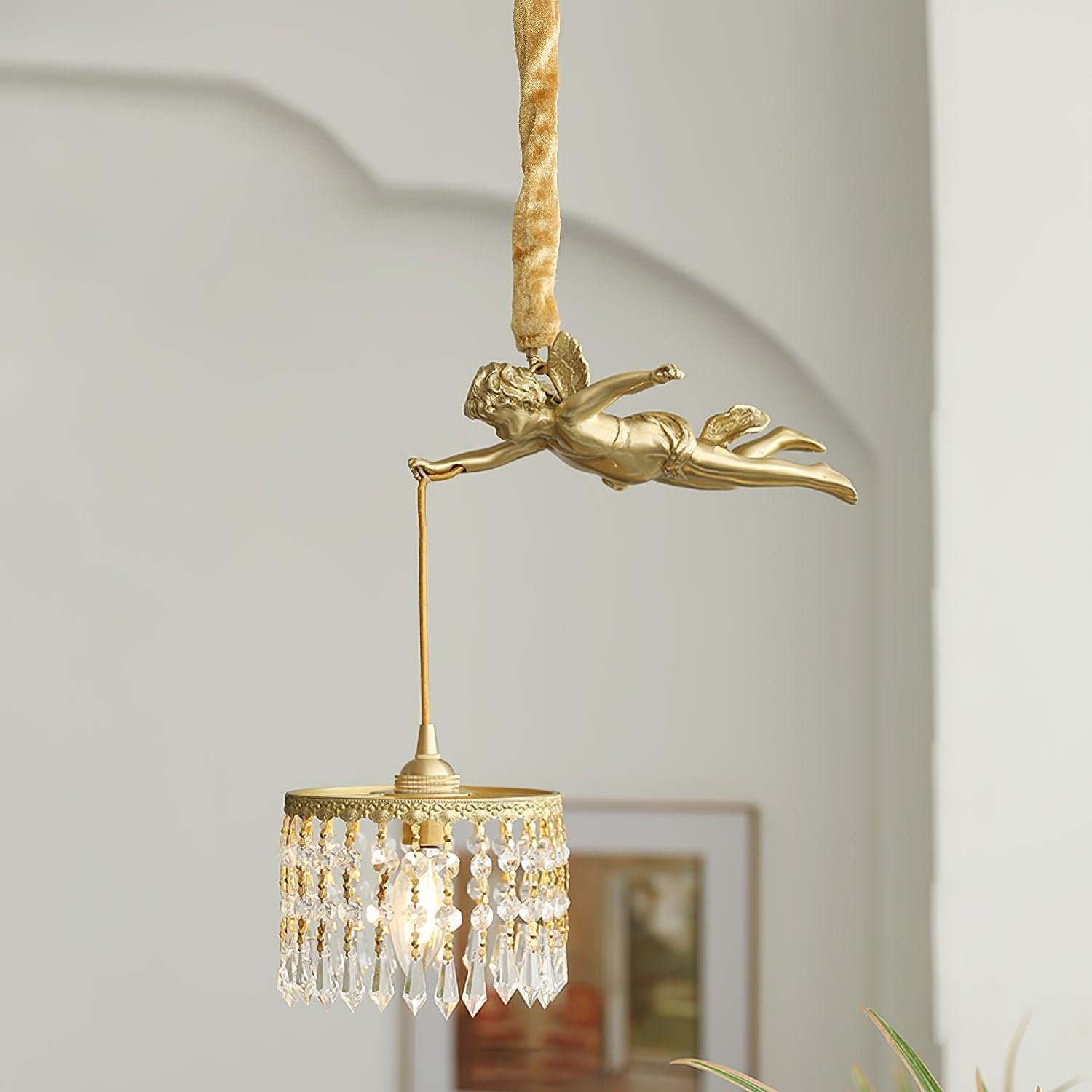 Floating Angel Pendant Light