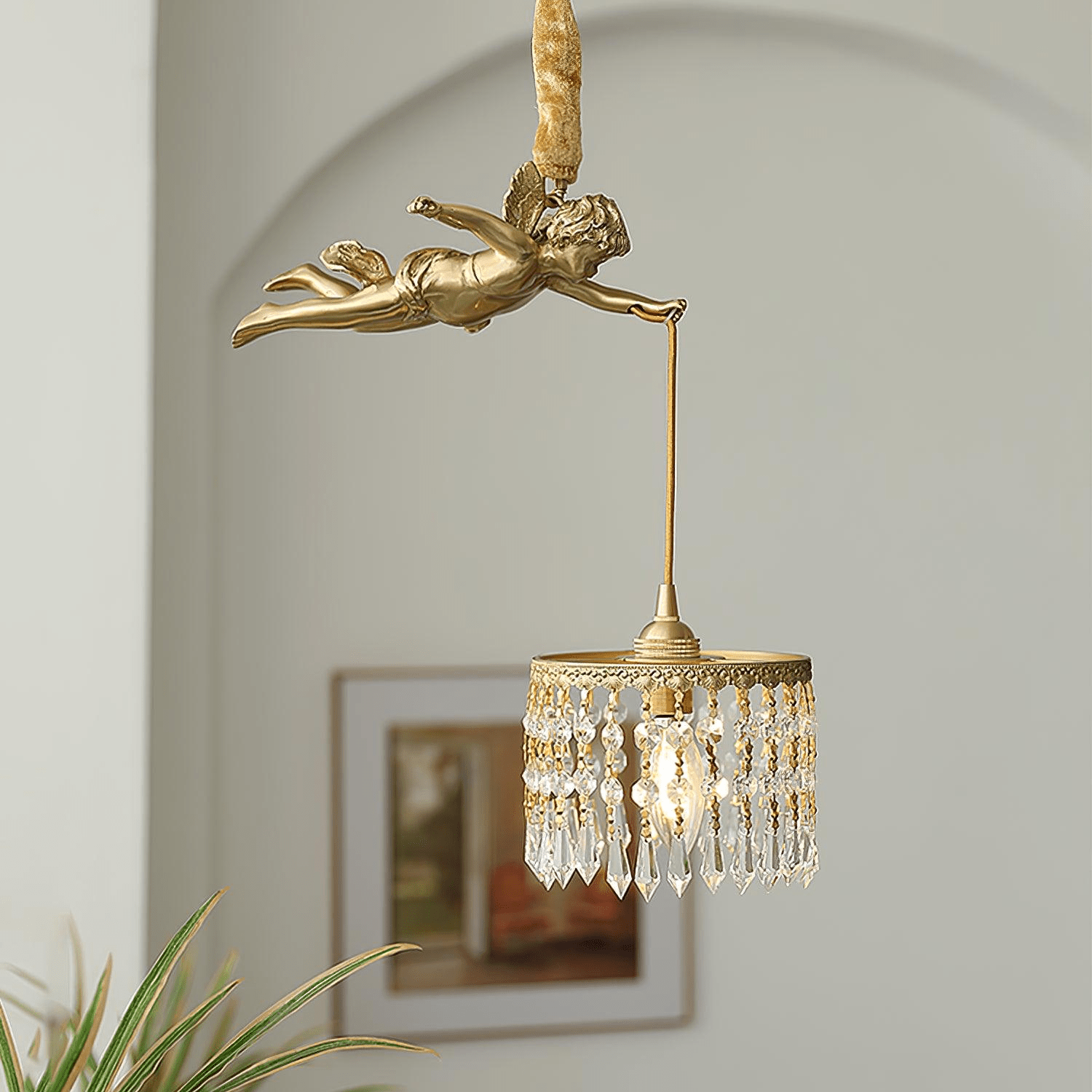 Floating Angel Pendant Light
