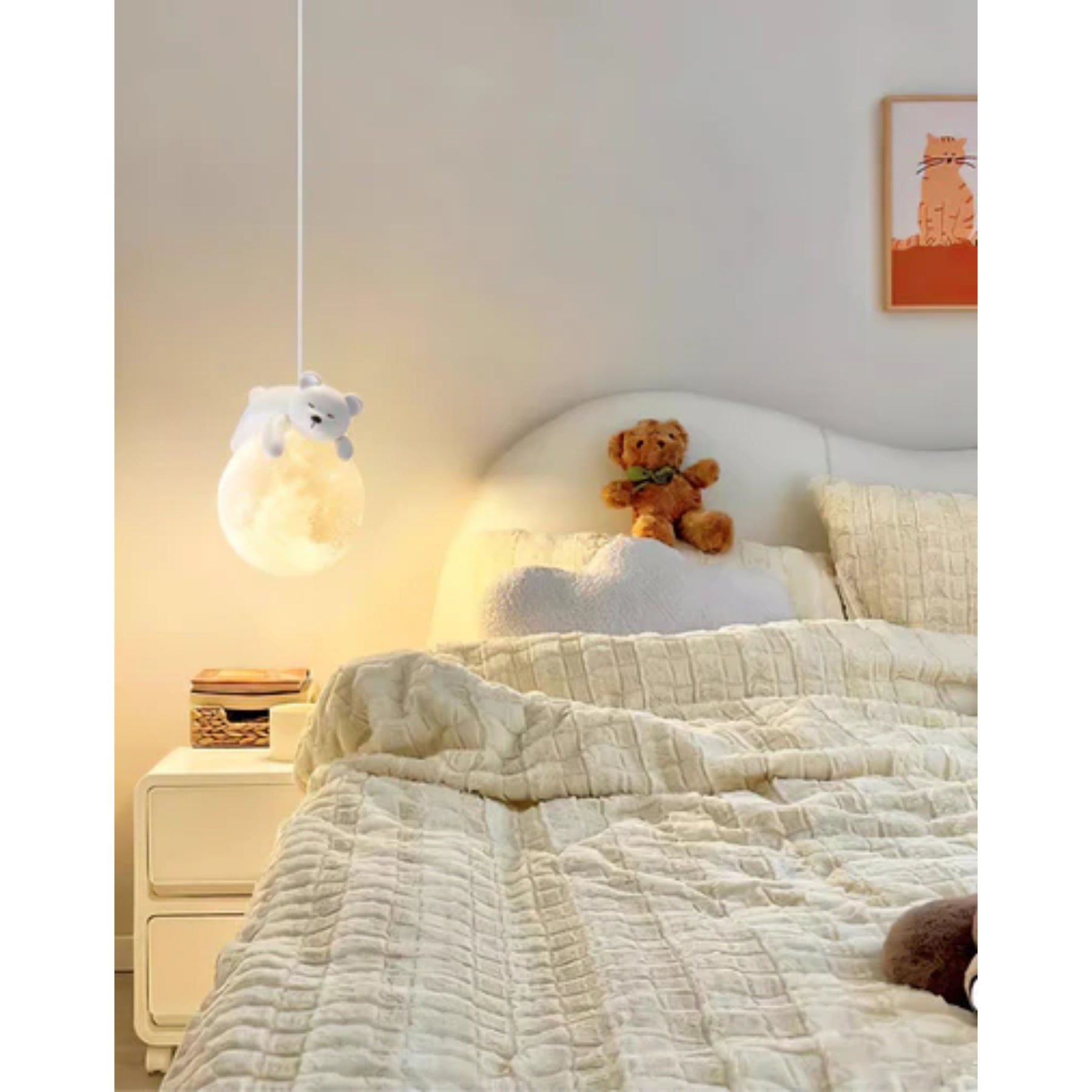 Reclining Panda Pendant Light