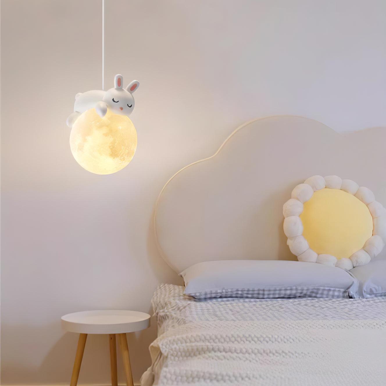 Reclining Panda Pendant Light
