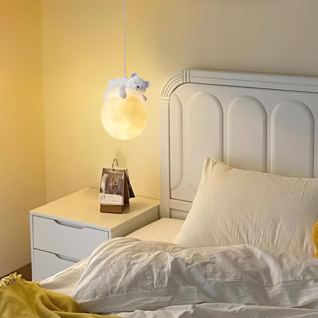 Reclining Panda Pendant Light
