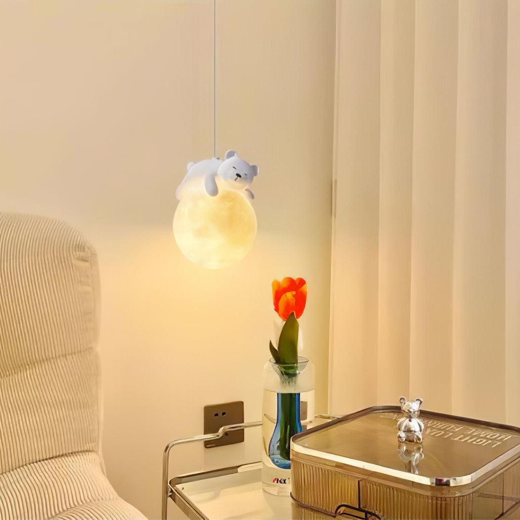 Reclining Panda Pendant Light