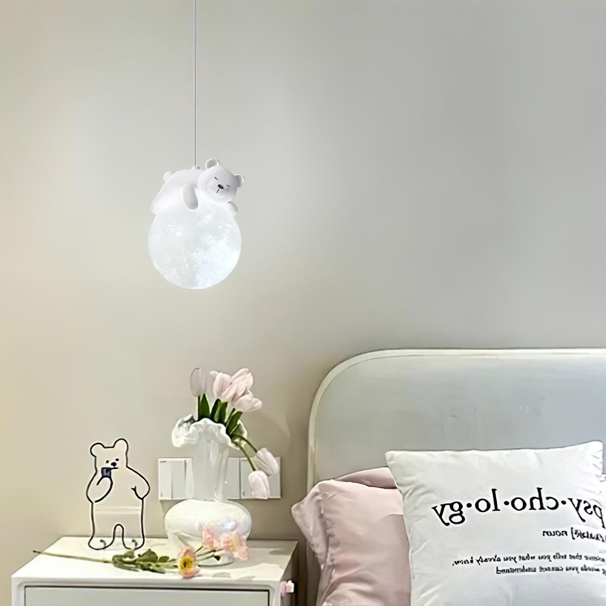 Reclining Panda Pendant Light