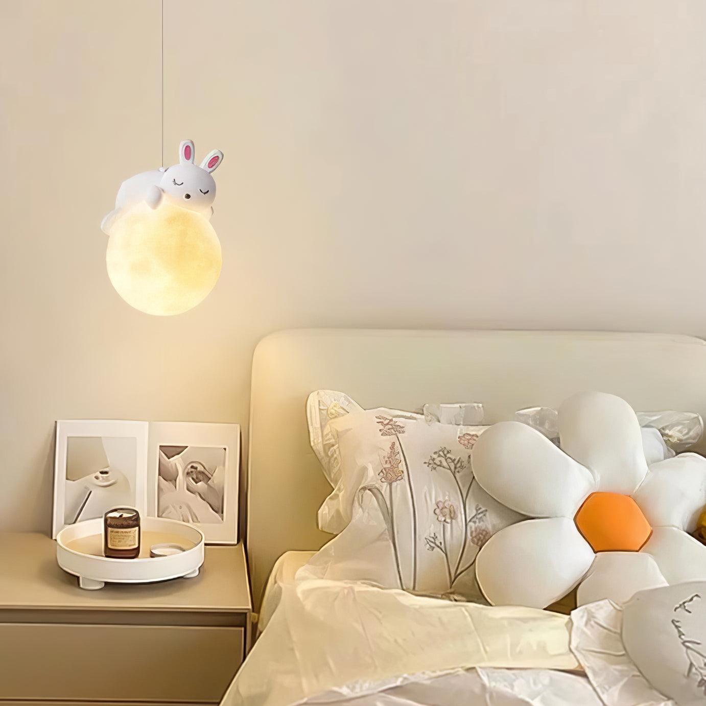 Reclining Panda Pendant Light