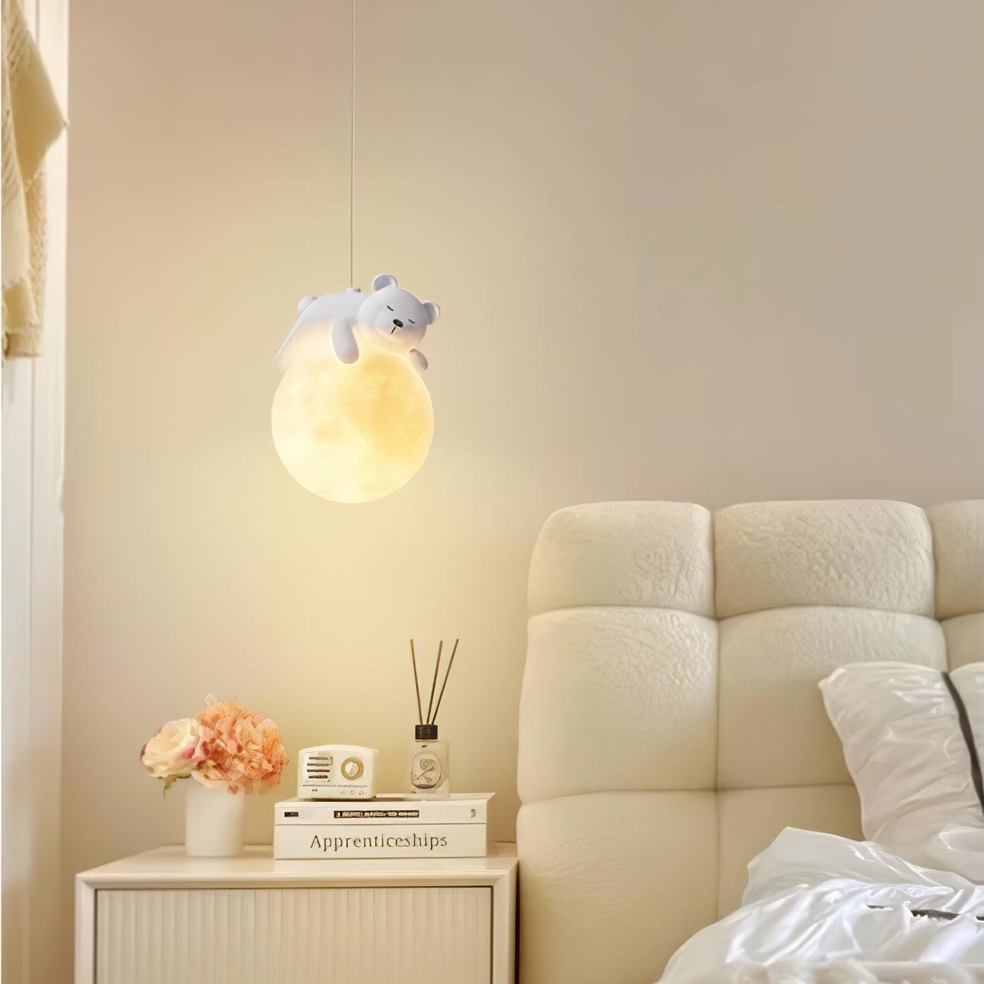 Reclining Panda Pendant Light