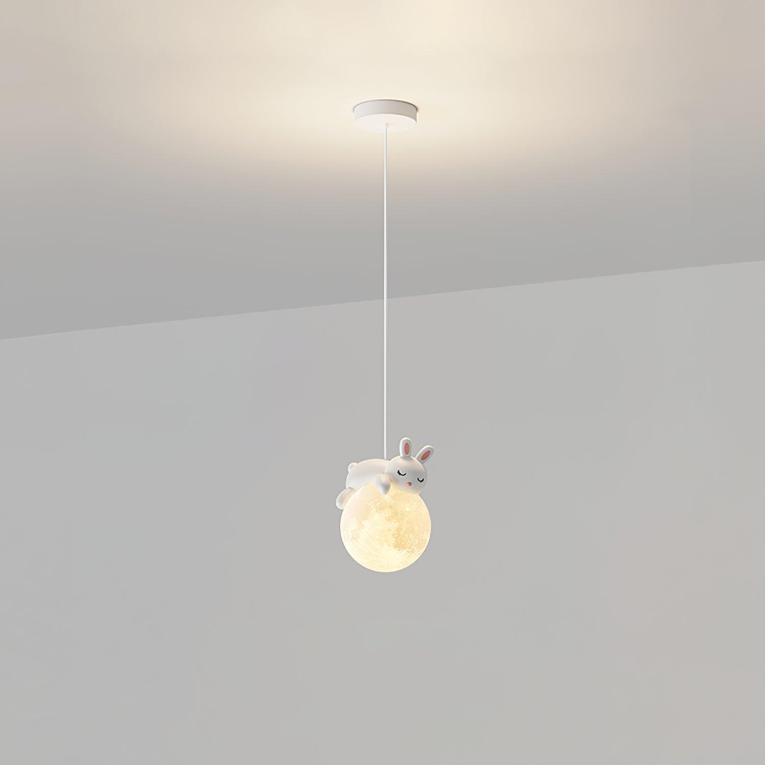 Reclining Panda Pendant Light