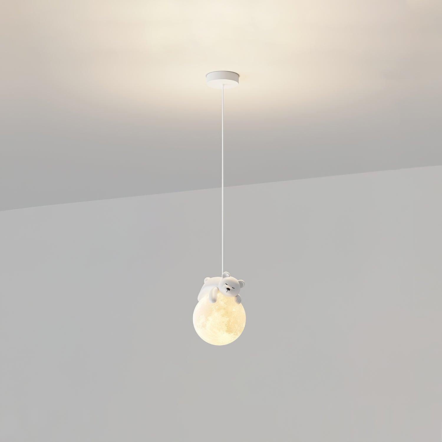 Reclining Panda Pendant Light