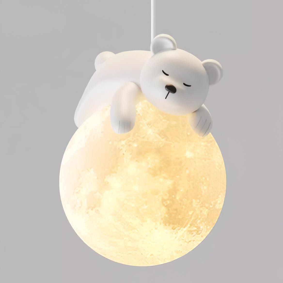 Reclining Panda Pendant Light