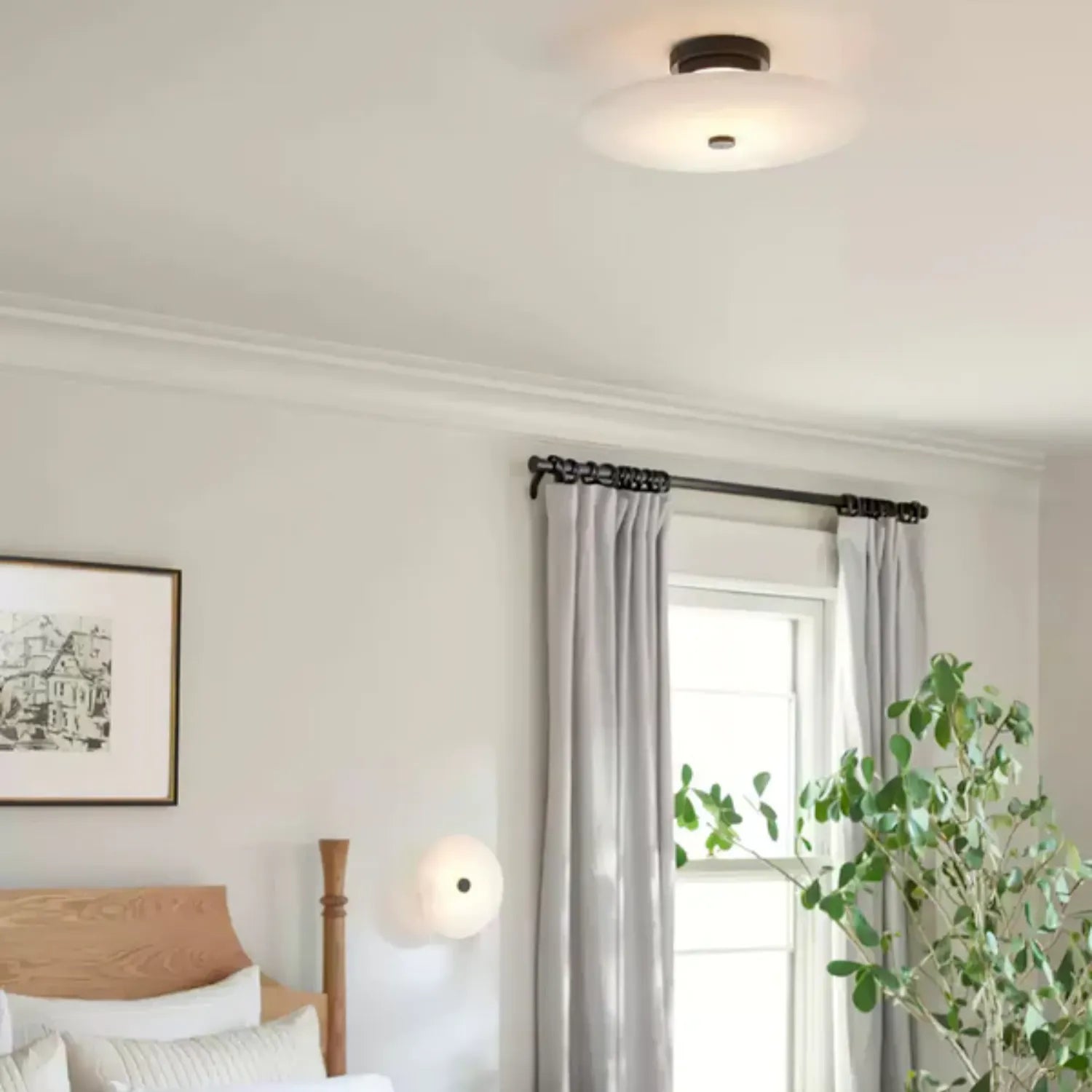 Jinso Alabaster Ceiling Light