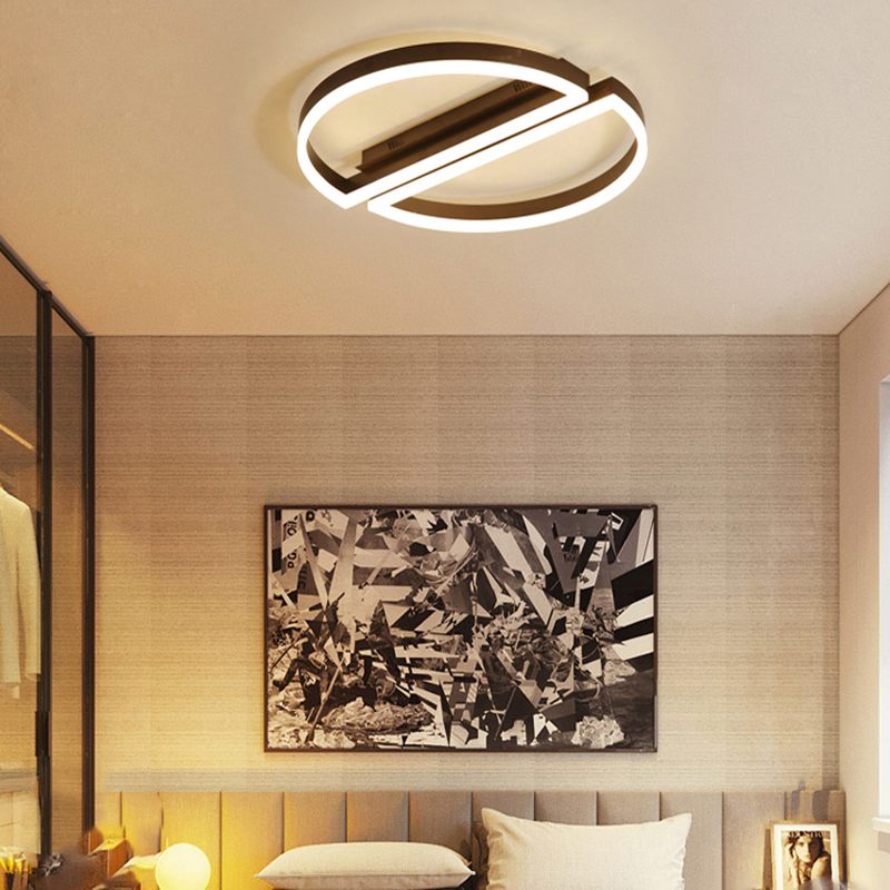 Zipler Double Half-Round Ceiling Light