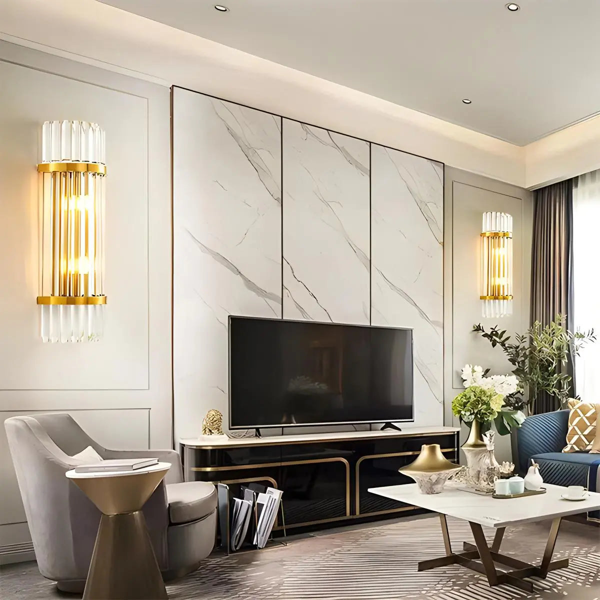 Virlen Crystal Wall Light