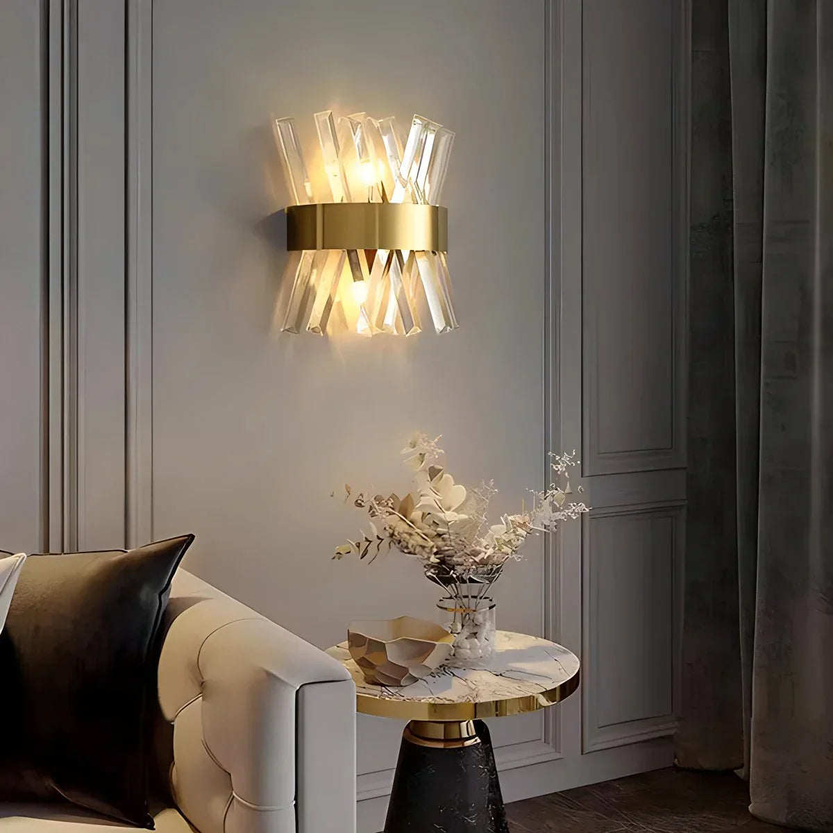 Virlen Crystal Wall Light