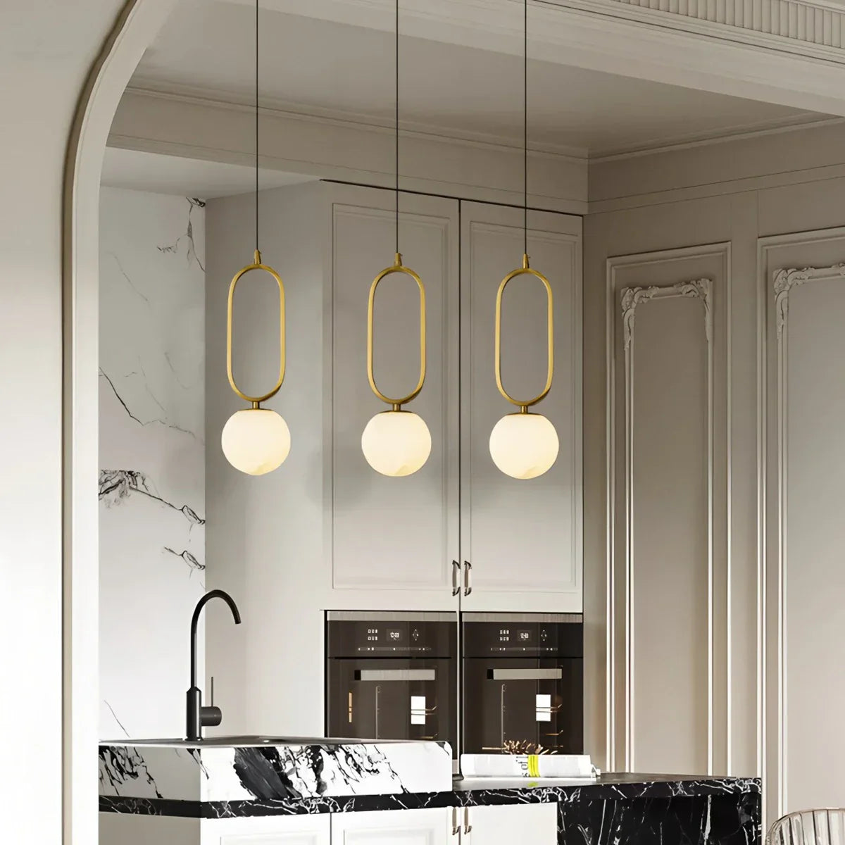 Zazelo Alabaster Pendant Light