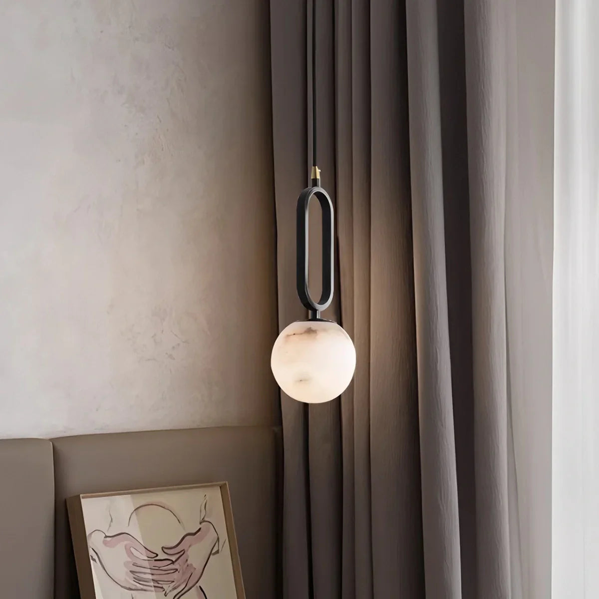 Zazelo Alabaster Pendant Light