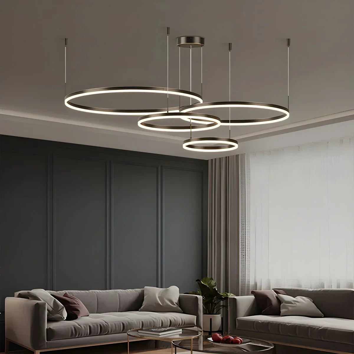 Circora Layered Ring Pendant Light