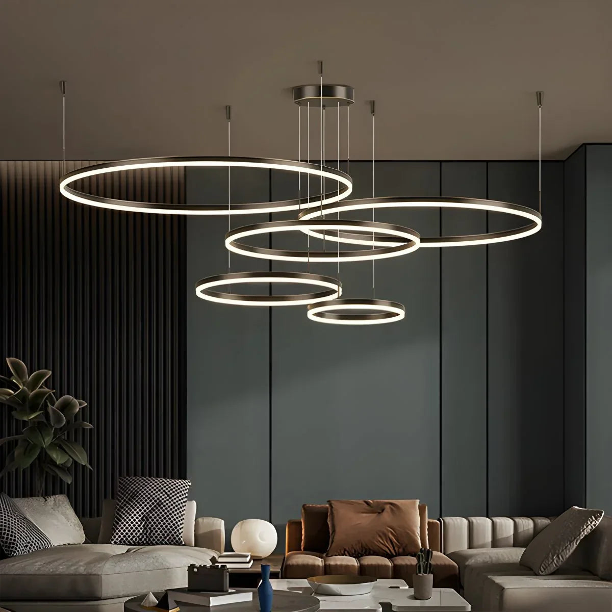 Circora Layered Ring Pendant Light