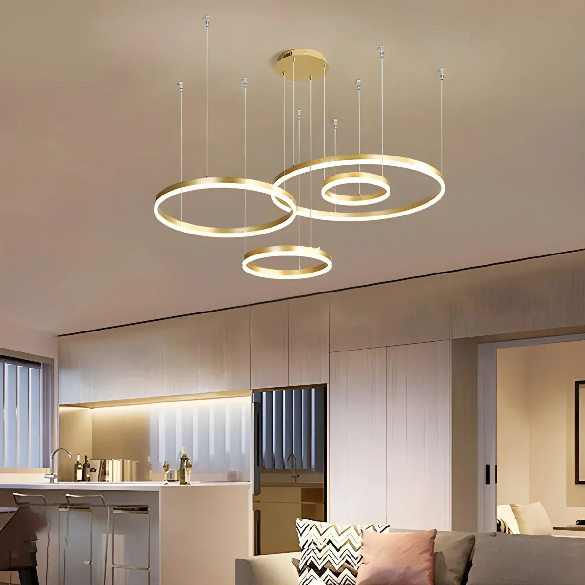 Circora Layered Ring Pendant Light