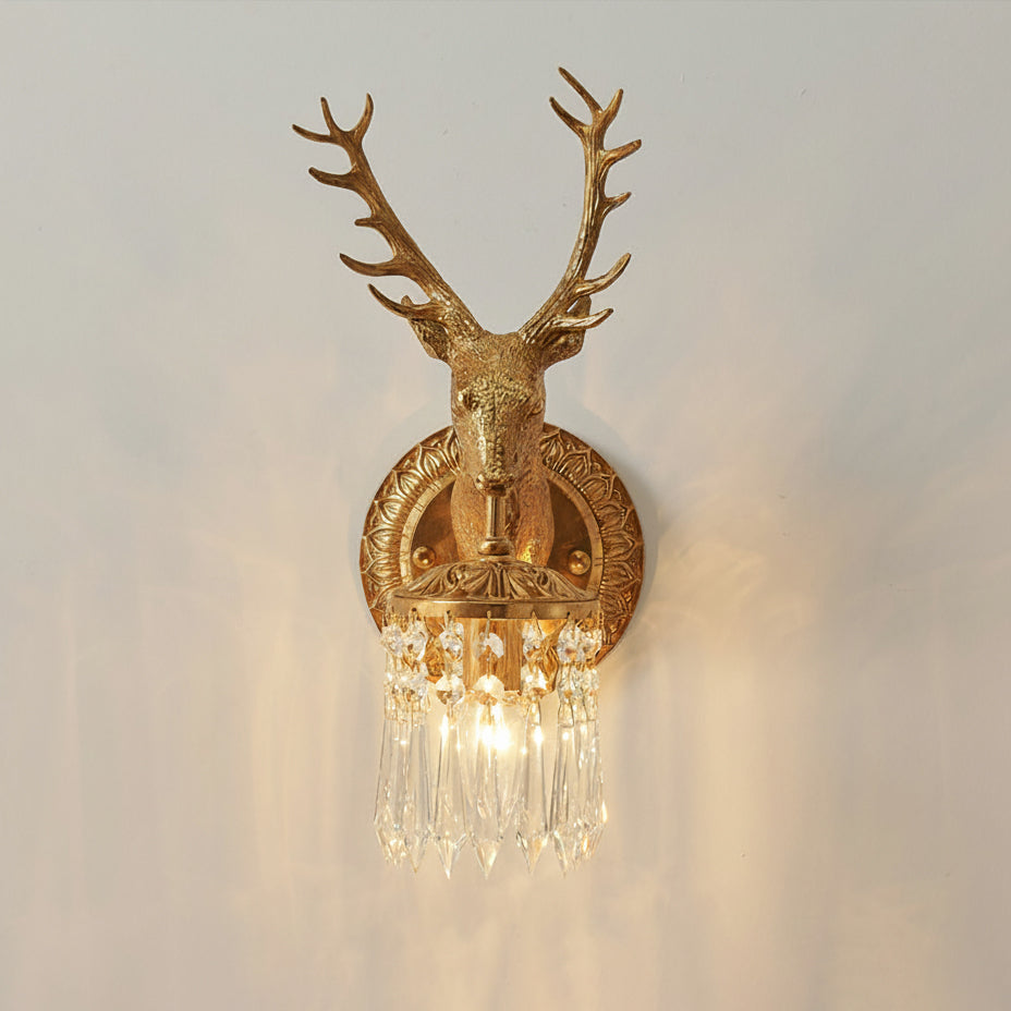 Ashve Stag Wall Light