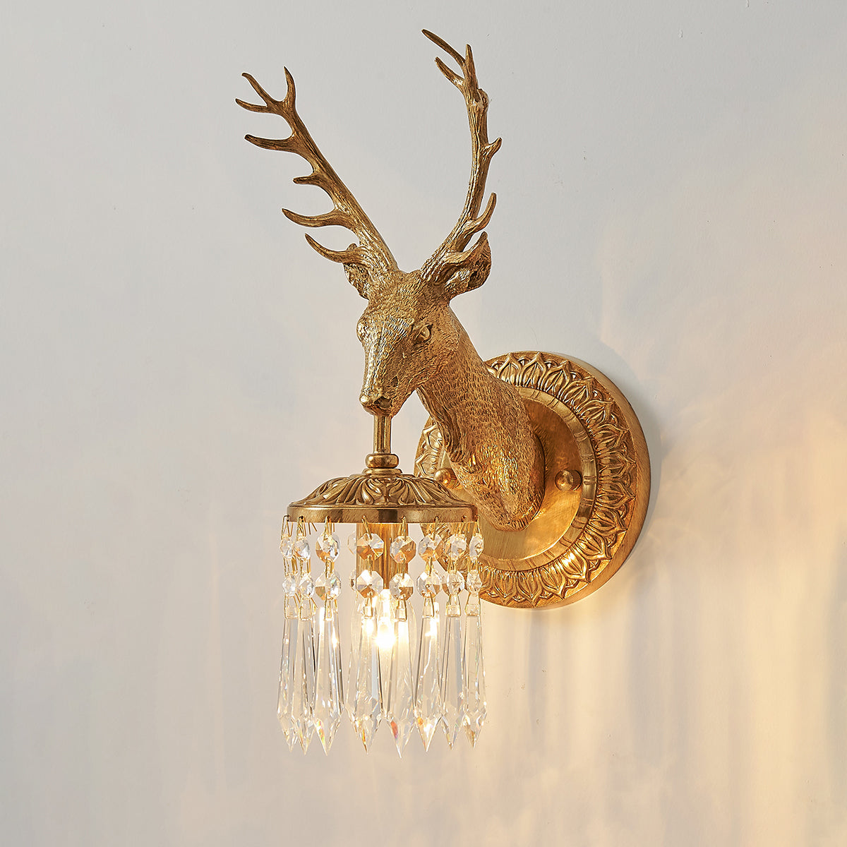 Ashve Stag Wall Light
