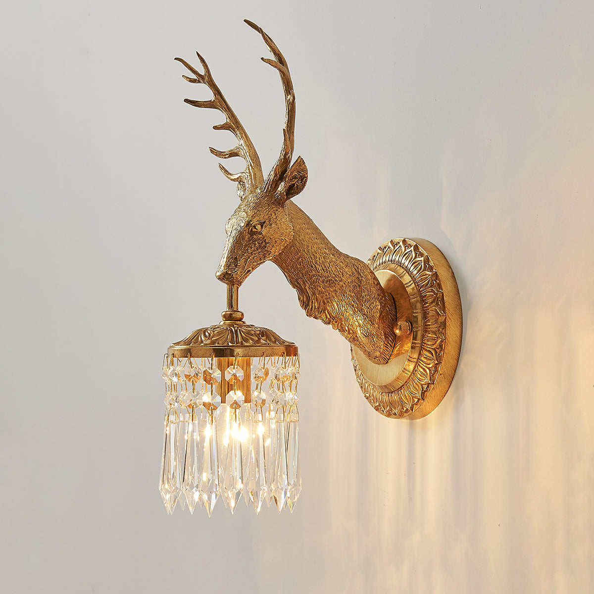 Ashve Stag Wall Light