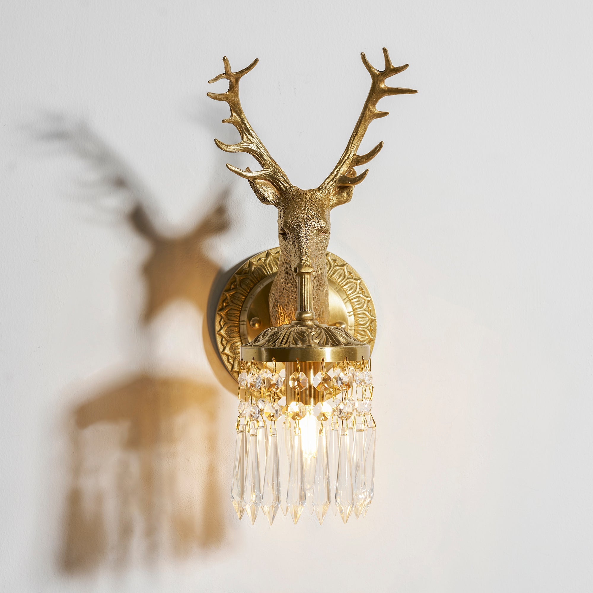 Ashve Stag Wall Light