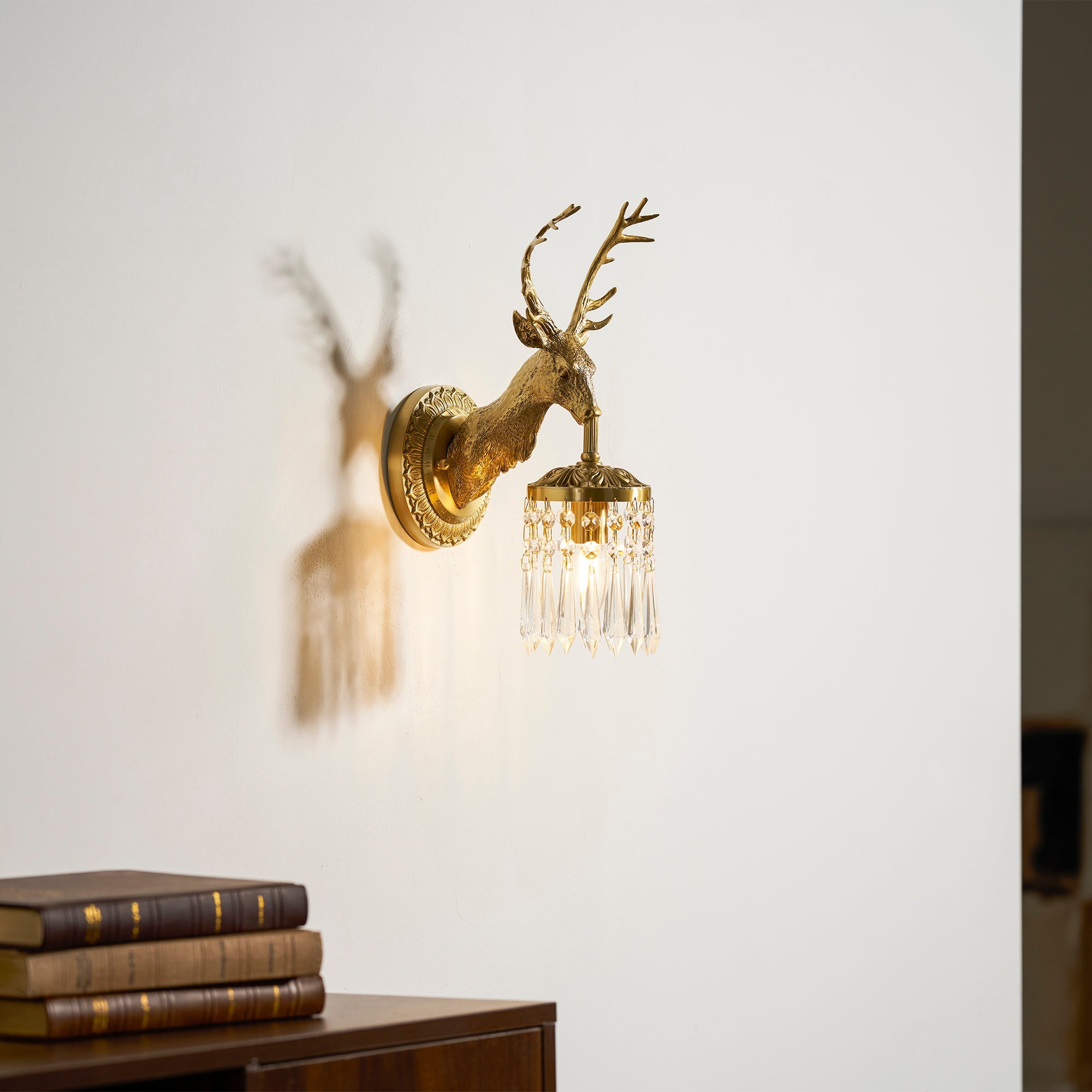 Ashve Stag Wall Light
