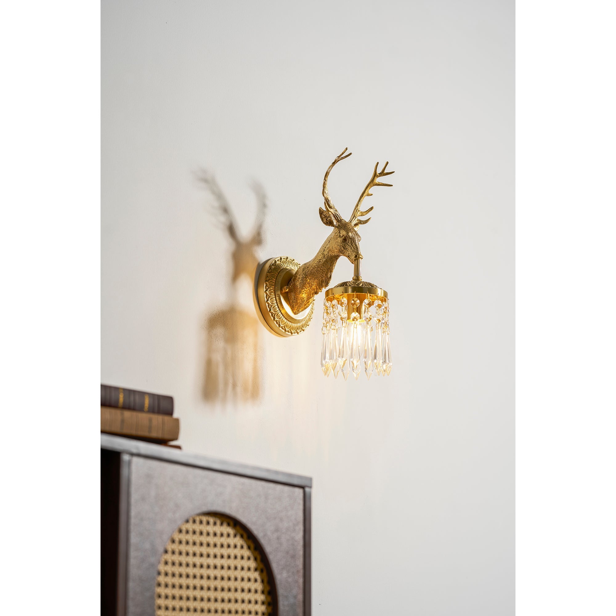 Ashve Stag Wall Light