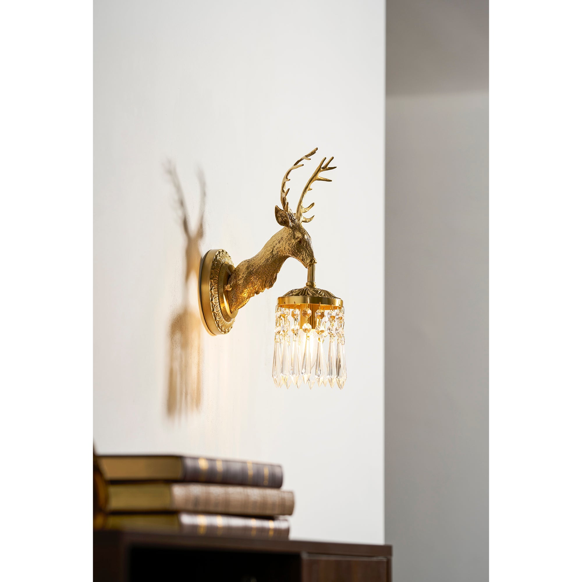 Ashve Stag Wall Light