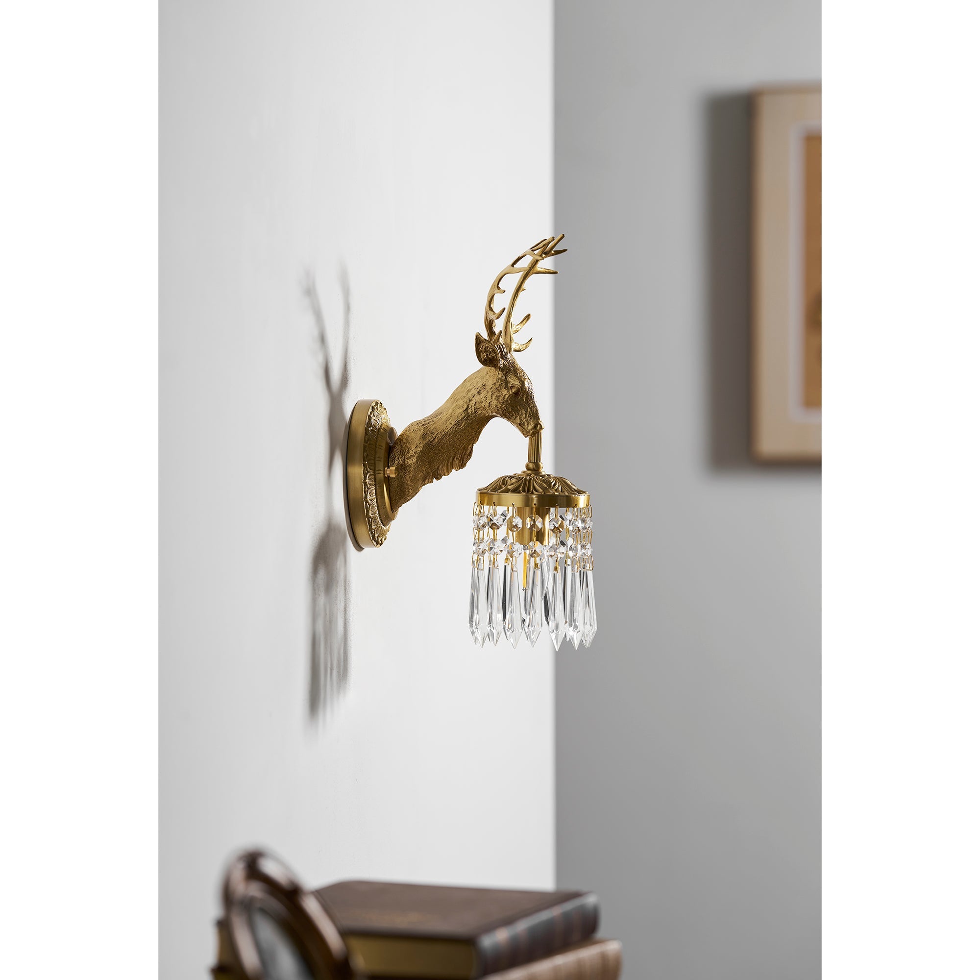 Ashve Stag Wall Light