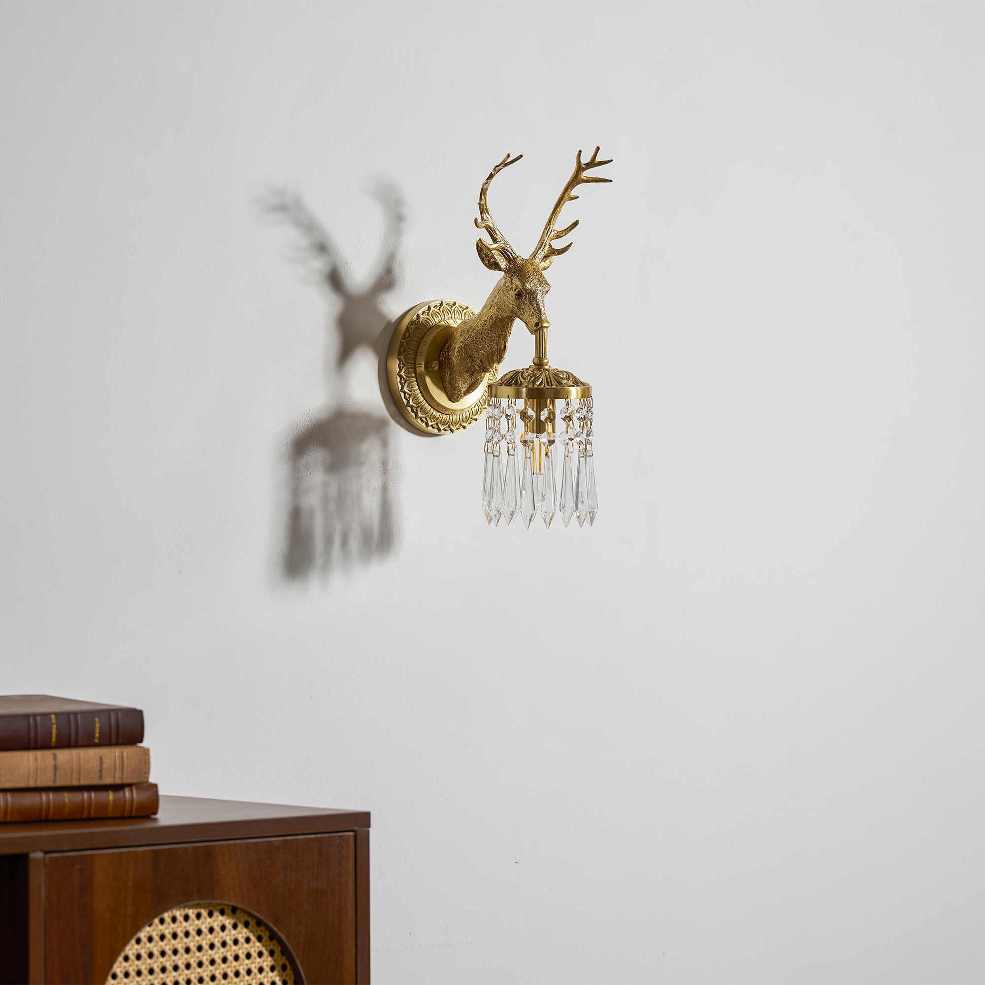 Ashve Stag Wall Light