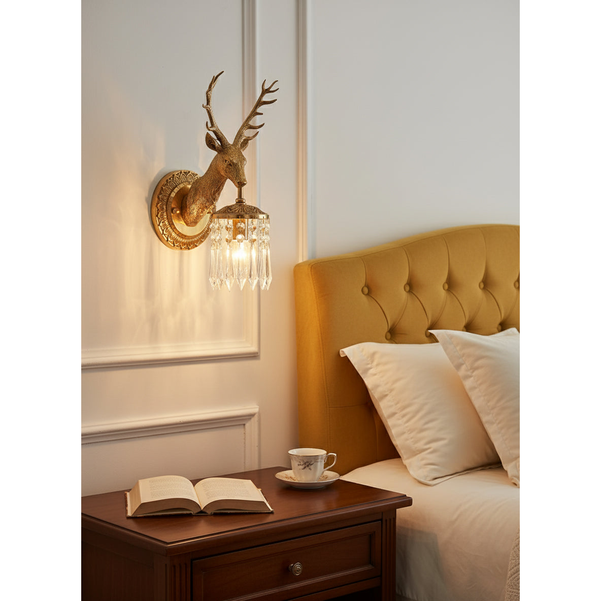 Ashve Stag Wall Light