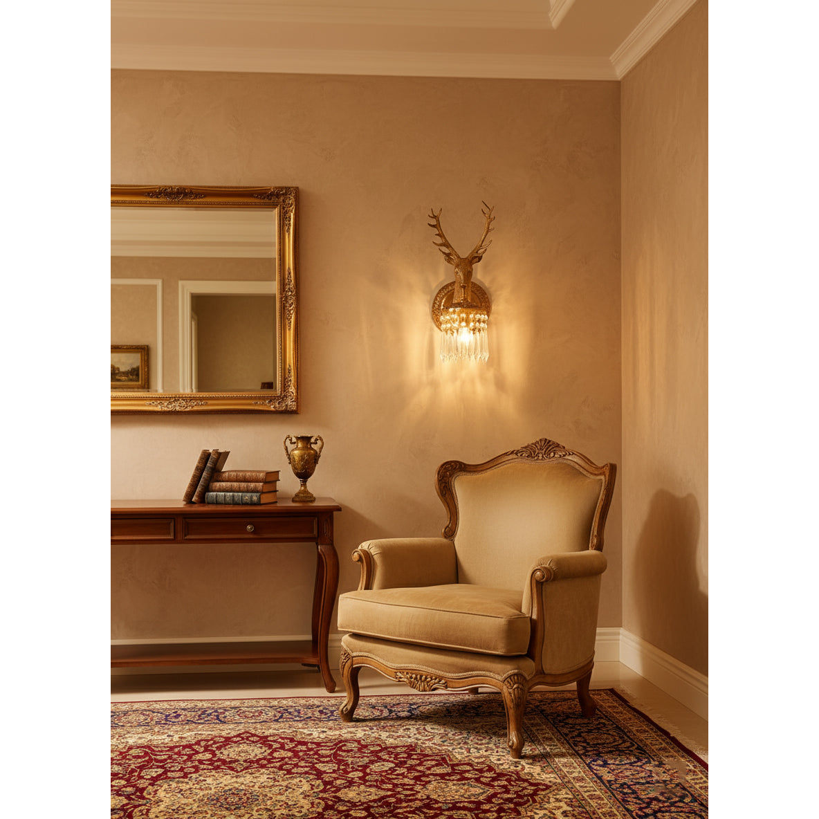 Ashve Stag Wall Light