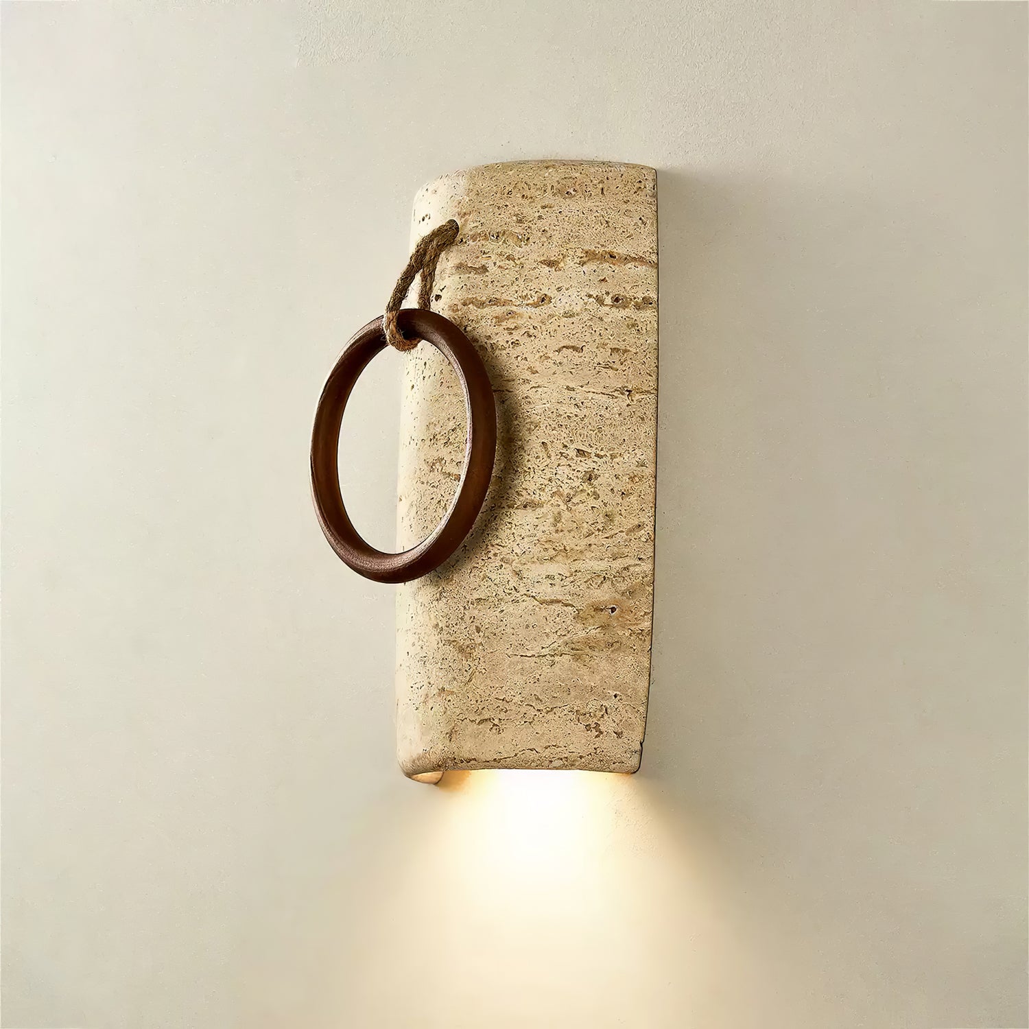 Monovi Natural Stone Wall Light