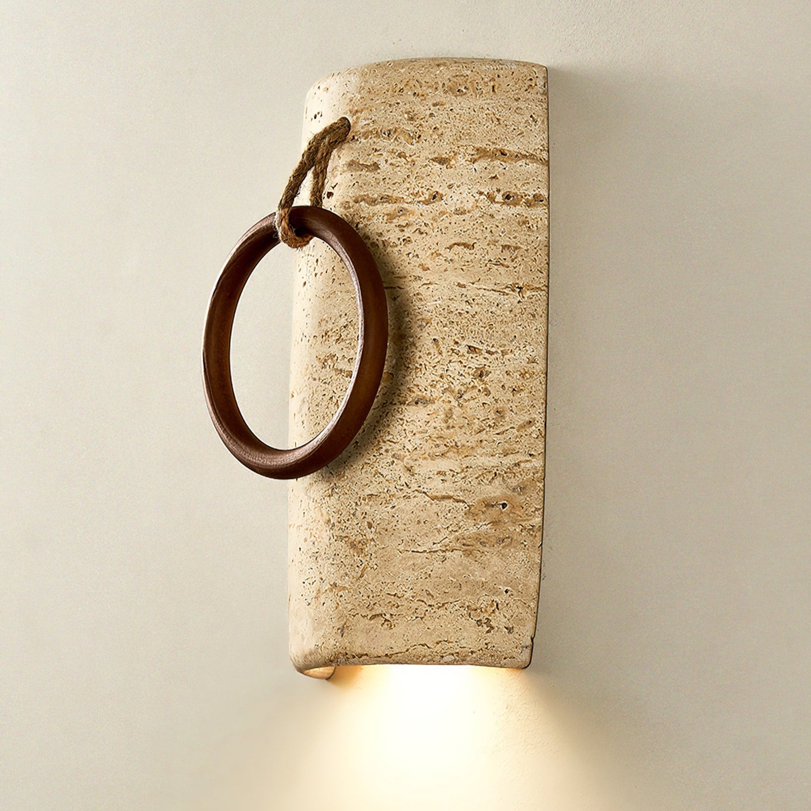 Monovi Natural Stone Wall Light