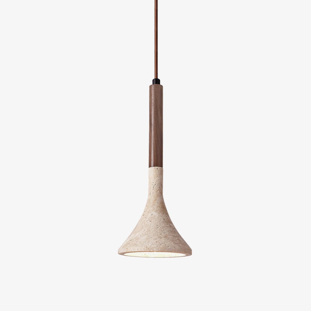 Lebomis Travertine Pendant Light