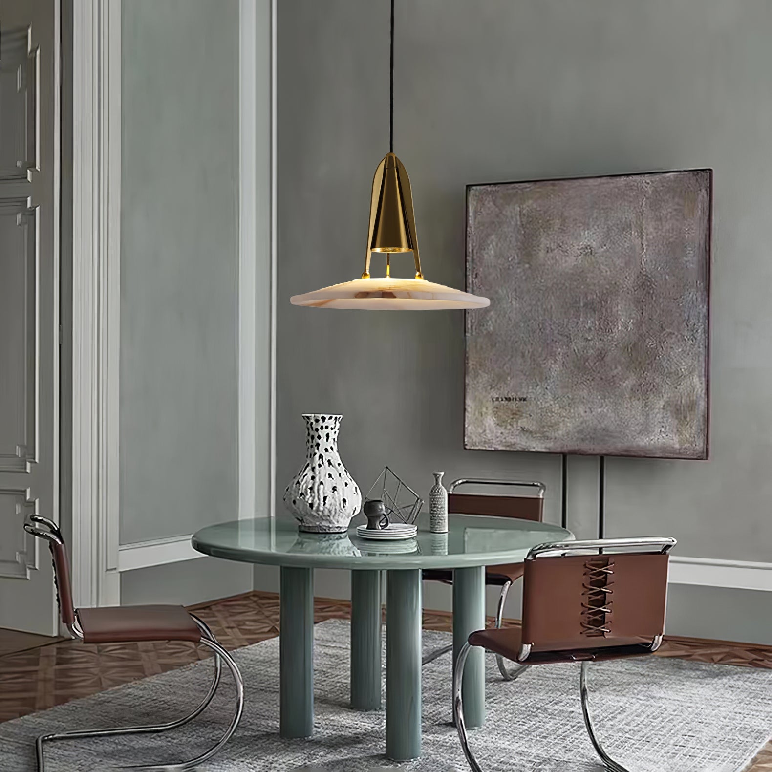 Agaron Alabaster Pendant Light