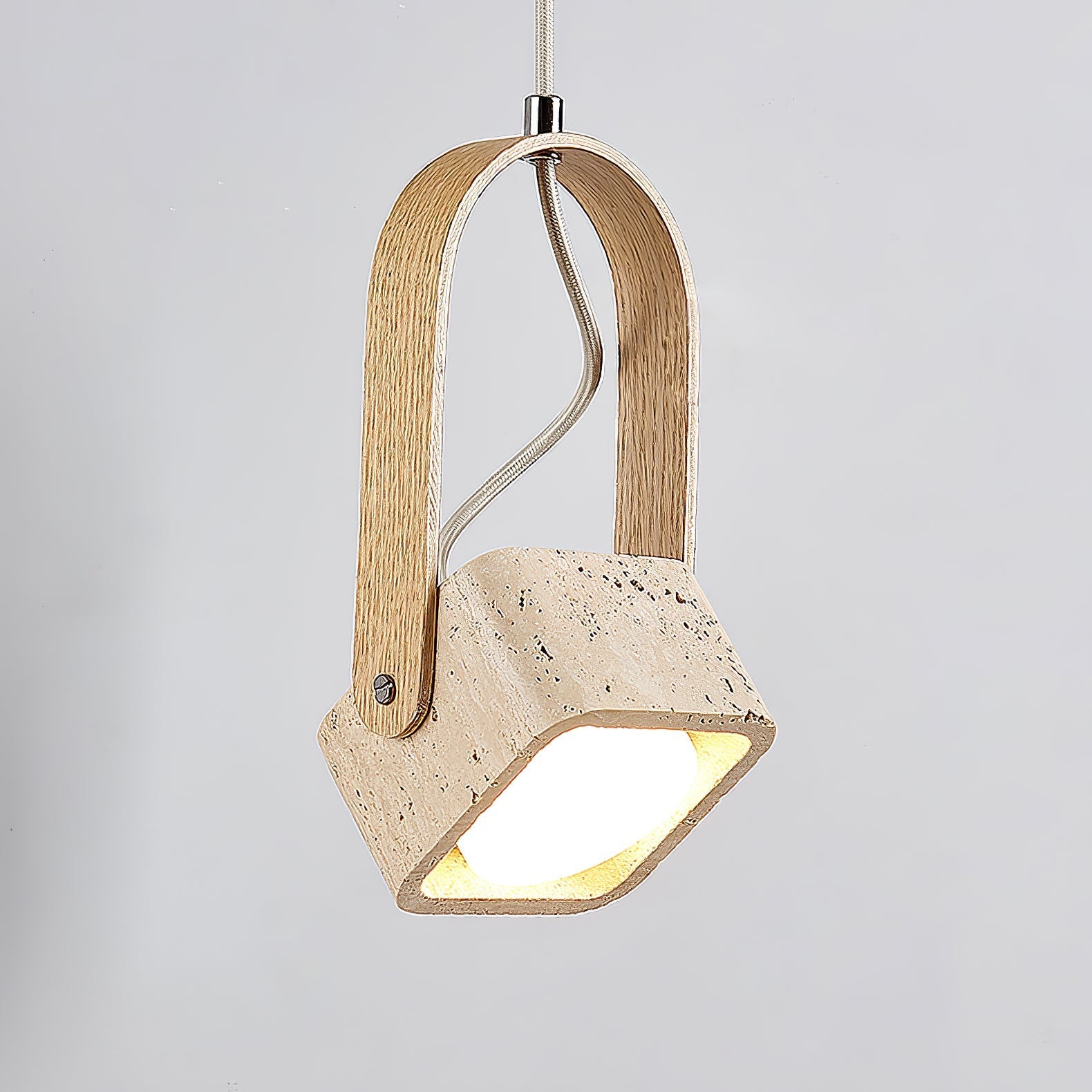 Lorecello Natural Stone Pendant Light
