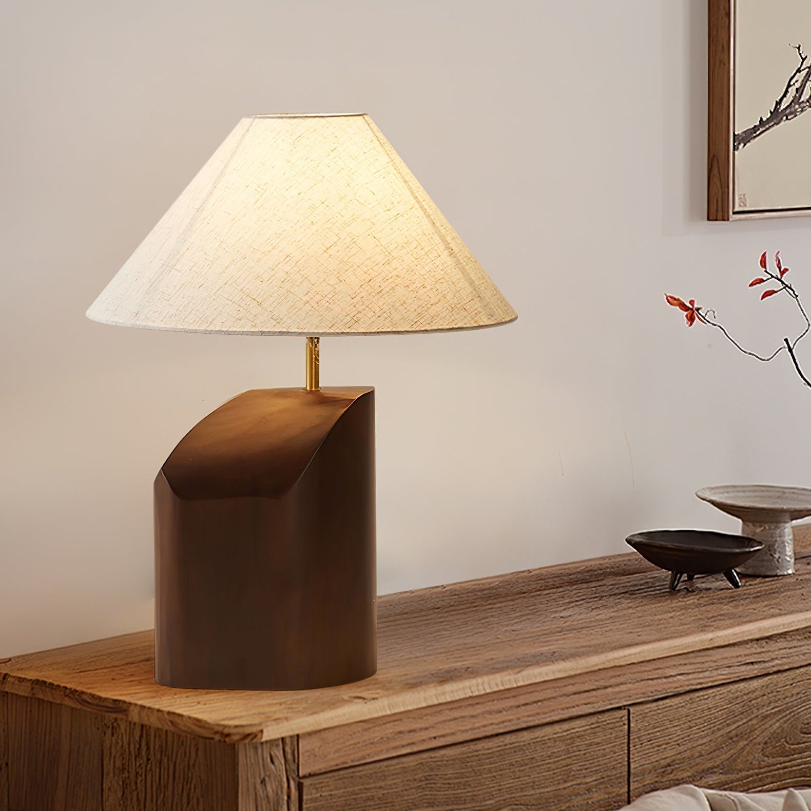 Tellon Wooden Table Lamp