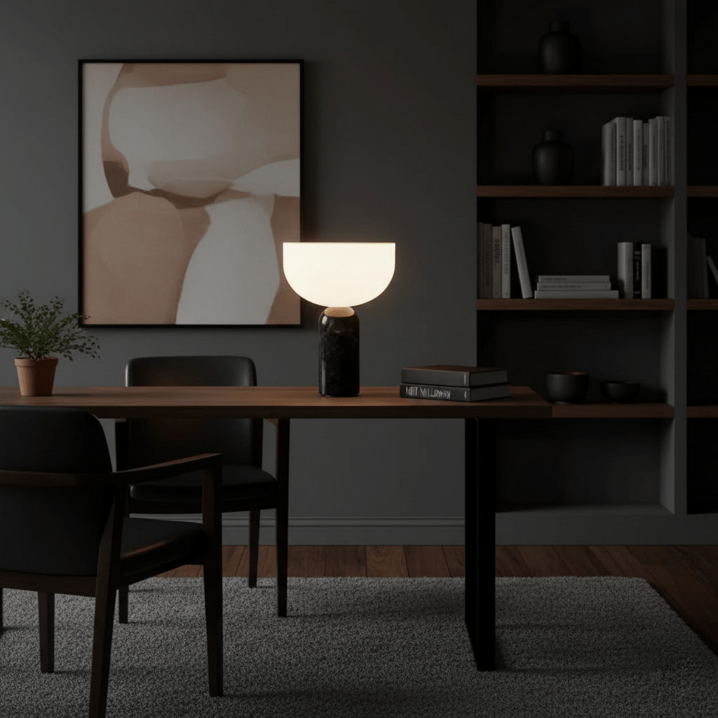 Kelmo Marble Table Lamp