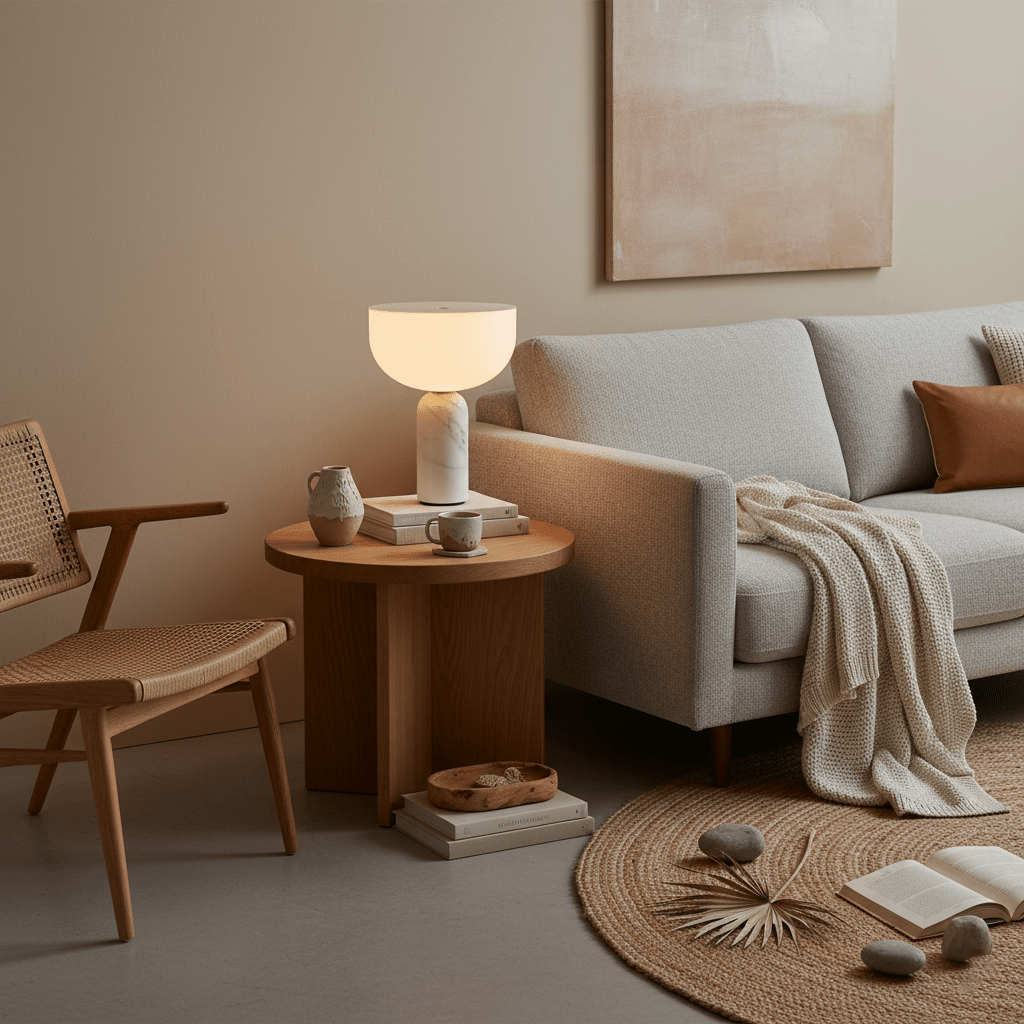 Kelmo Marble Table Lamp
