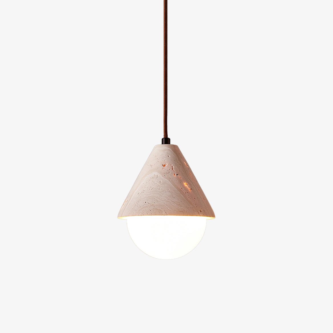 Alosim Travertine Pendant Light